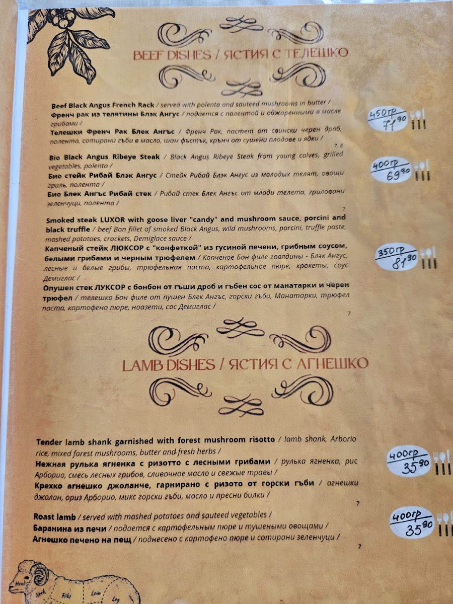 Menu Luxor Restaurant-1